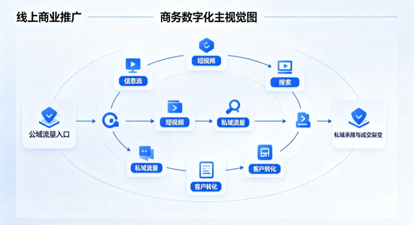 五大连池市线上商业推广怎么做？全域流量闭环搭建与低成本转化实战指南